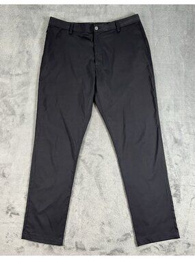 Tommy Bahama IslandZone Performance Pants Men's Black Golf 40x34 (Fits 40x33)